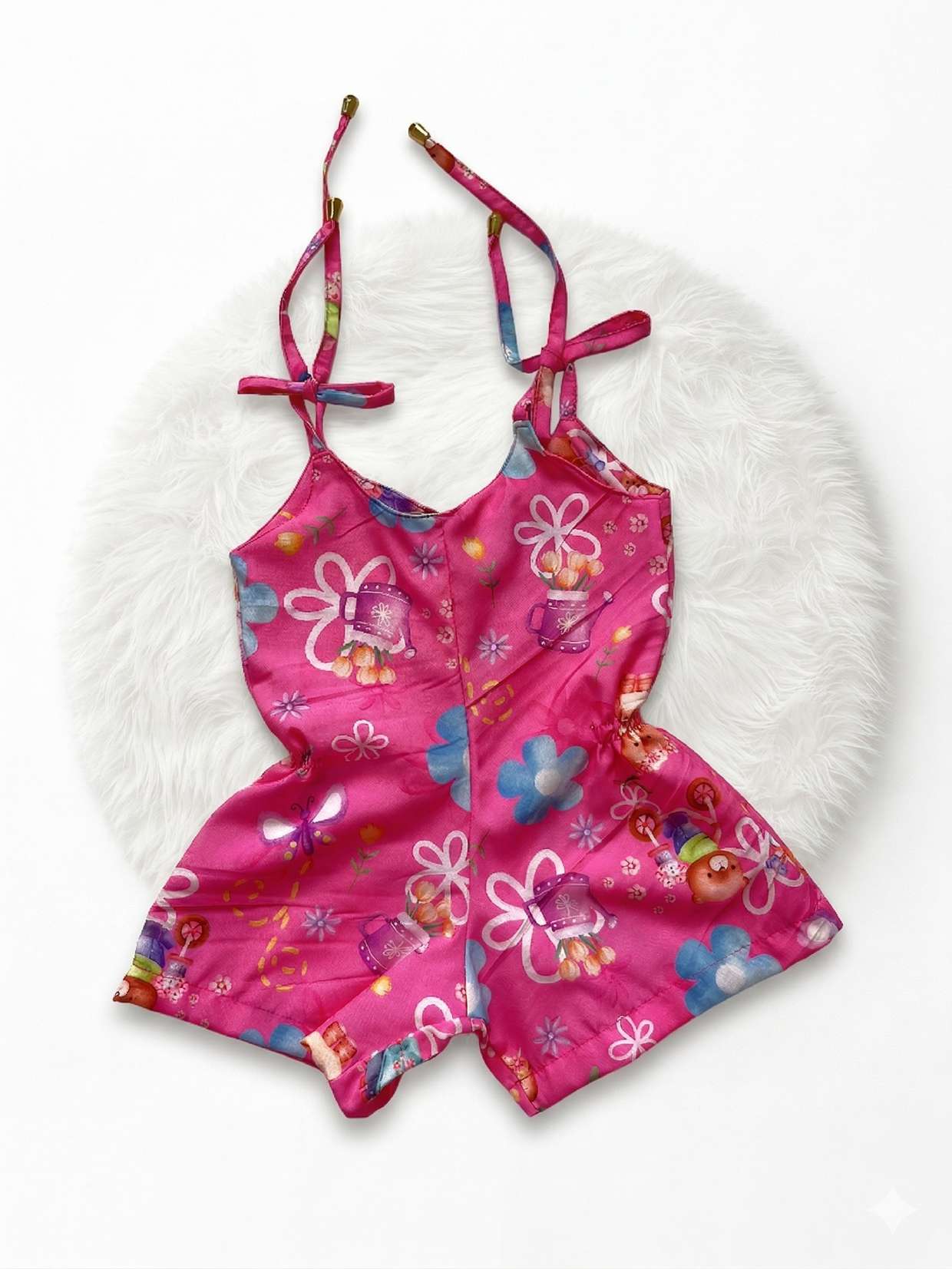 Macaquinho Floral Pink