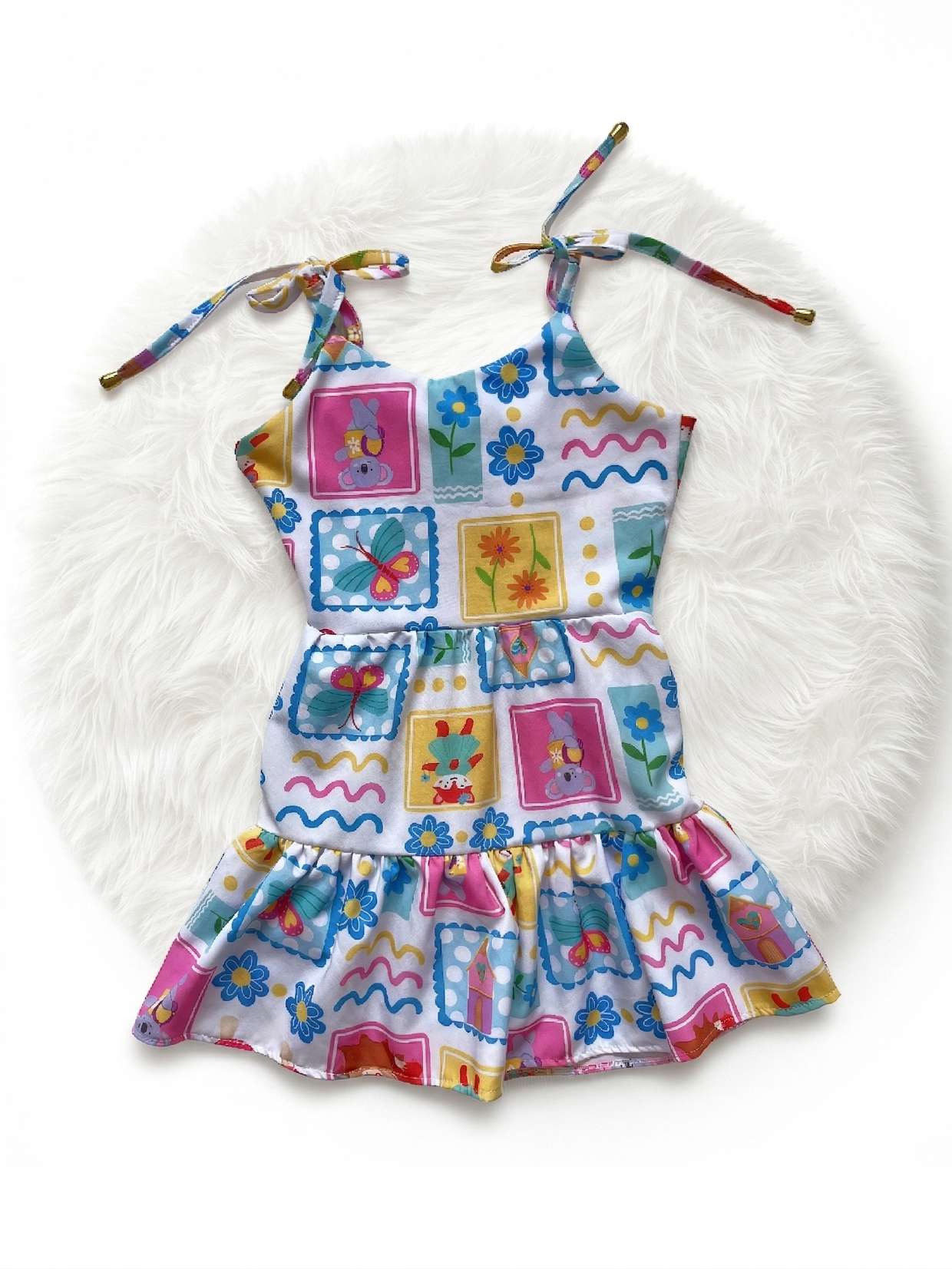 Vestido Selinhos Coloridos